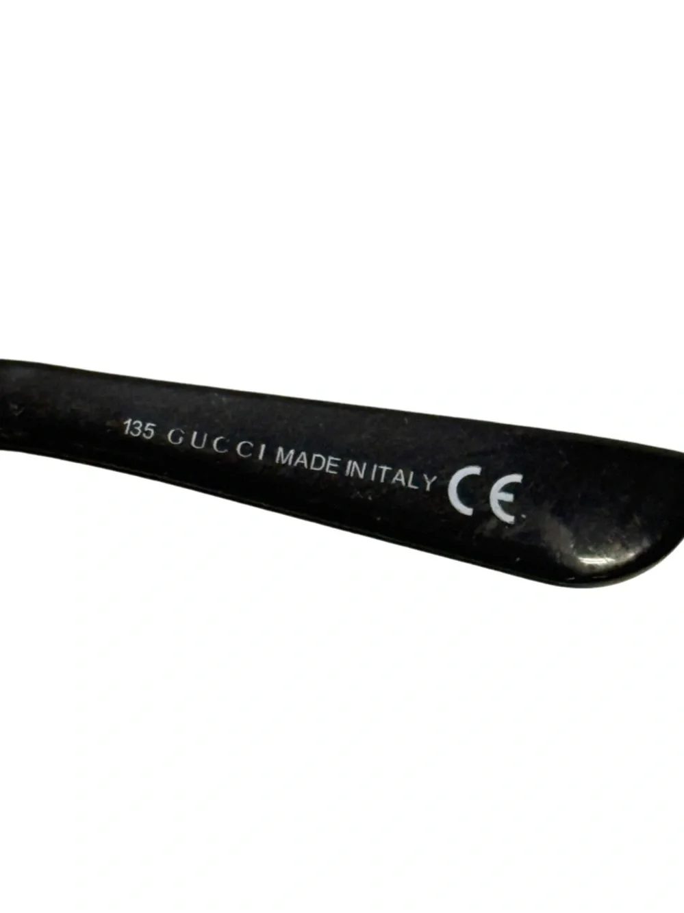 Gucci Black Silver Monogram Vintage Glasses